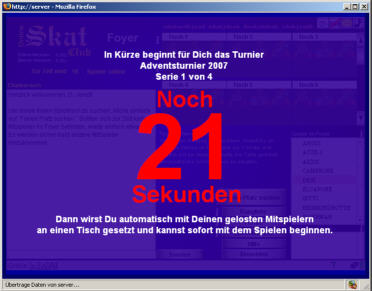 Turnierstart zwei